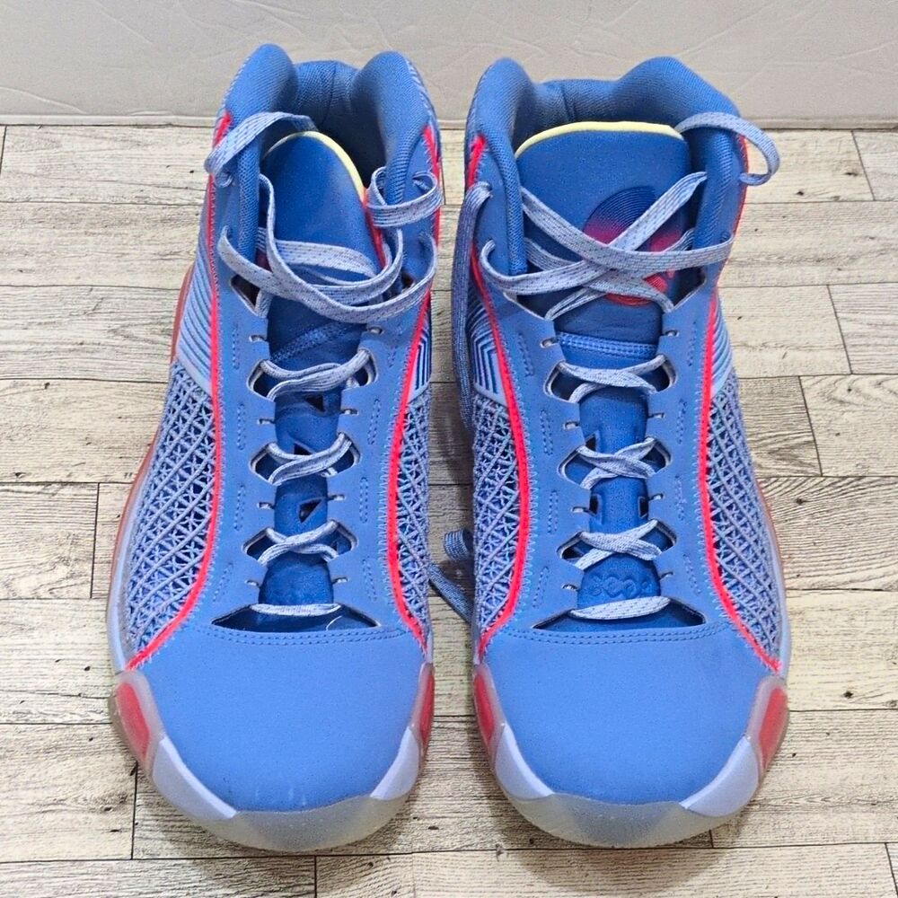 Jordan Air Jordan 38 Fadeaway Men’s size 13 men's Athletic Sneakers Blue/Red